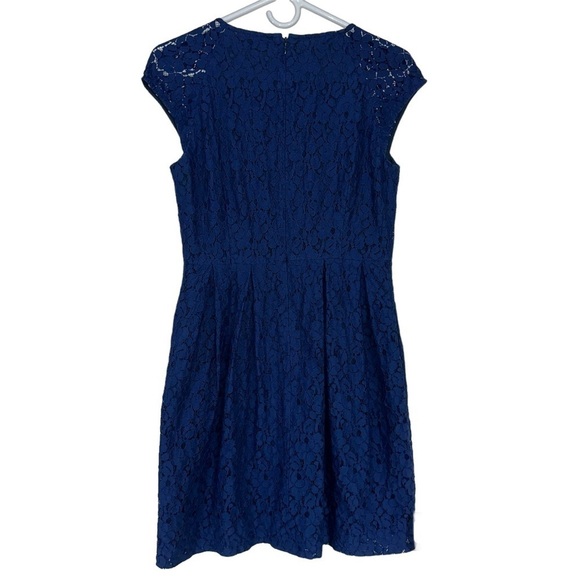 Madewell Lacebloom Navy Eyelet Dress - Picture 4 of 7